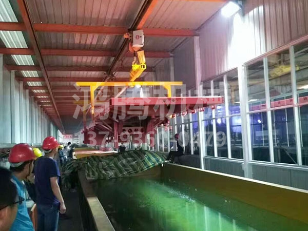 沟槽管件电泳出产线