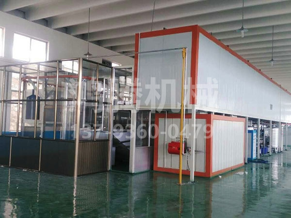 半挂汽车底盘电泳出产线